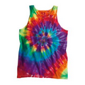 Dyenomite Apparel Tie-Dyed Unisex Tie-Dyed Spiral Tank Top